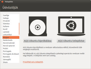 Az Ubuntu kipróbálása